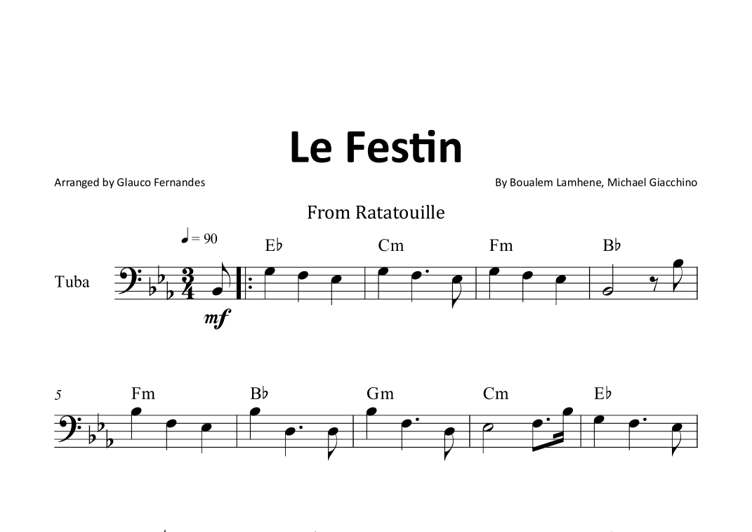 Le Festin (arr. Glauco Fernandes)