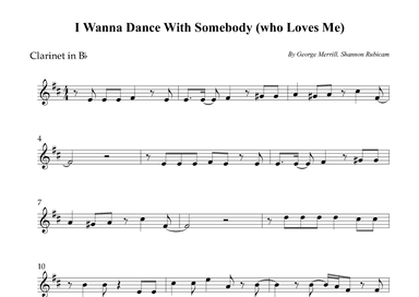 I Wanna Dance With Somebody (who Loves Me) (arr. Wesley S. SIlva)