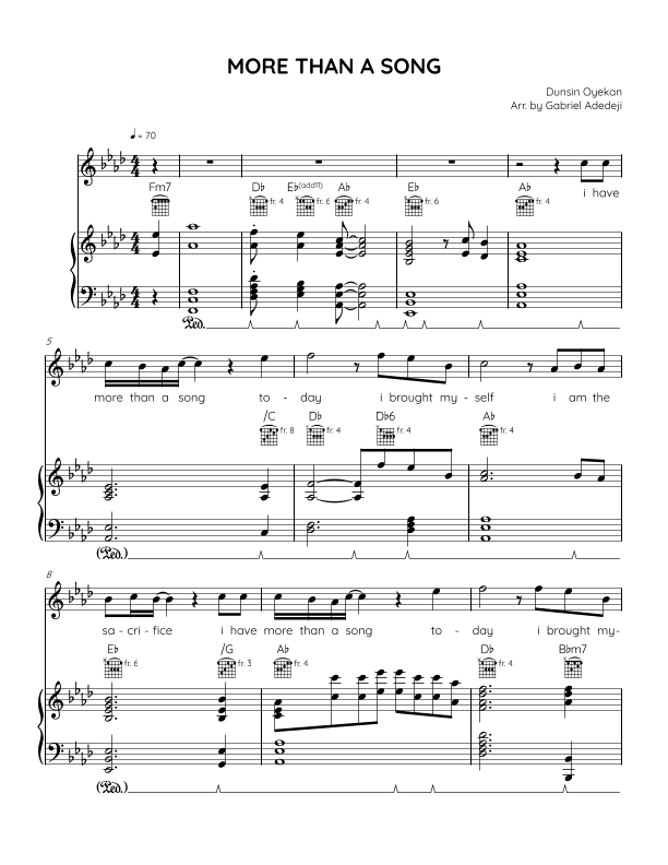More than a song