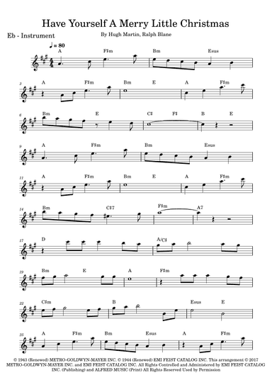 Have Yourself A Merry Little Christmas (arr. Fabio Eduardo de Oliveira)