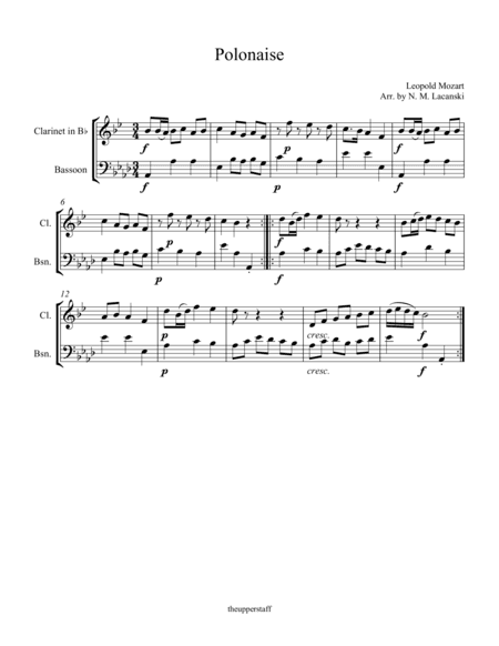 Polonaise (arr. Nick Lacanski)