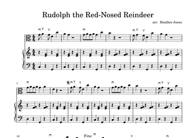 Rudolph The Red-nosed Reindeer (arr. Heather B Jones)