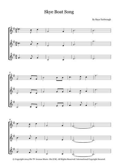Skye Boat Song (arr. Fernanda Moura)