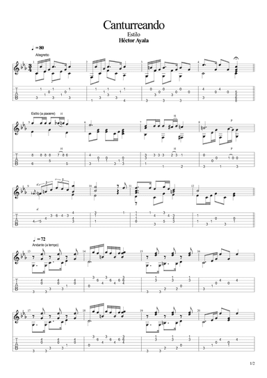 Canturreando (Argentine Folk) (arr. Leonardo Ramos)