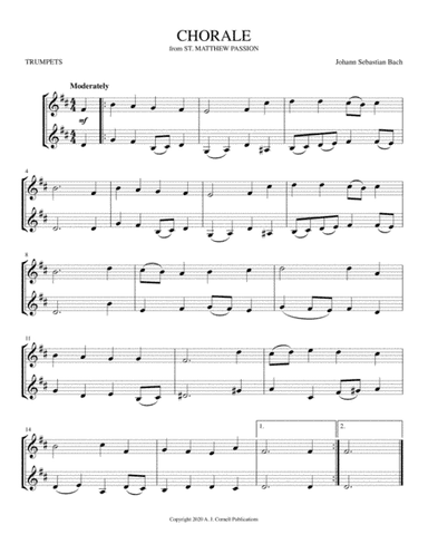 Chorale (from St. Matthew Passion) (arr. Mark Phillips)