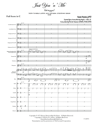 Just You 'n' Me (arr. Patrick Sheehan)