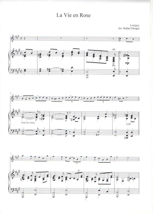 La Vie En Rose (arr. Rafael Dengra)
