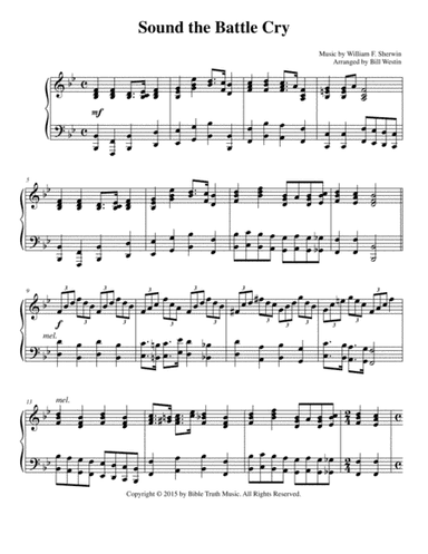 Sound The Battle Cry (arr. Bill Westin)