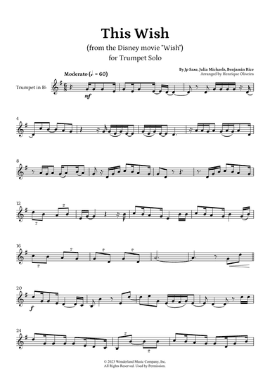 This Wish (arr. Henrique Oliveira)