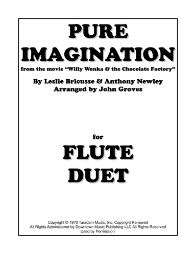 Pure Imagination (arr. John Groves)