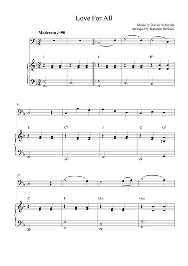Love For All (arr. Kaiserin Rebecca)