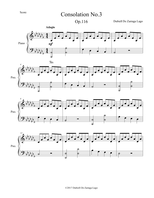 Five Consolations No.3