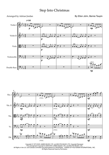 Step Into Christmas (arr. Adrian Jordan)