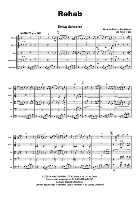 Rehab (arr. Thomas H. Graf)