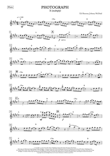 Photograph (arr. ACT Bortolucci)
