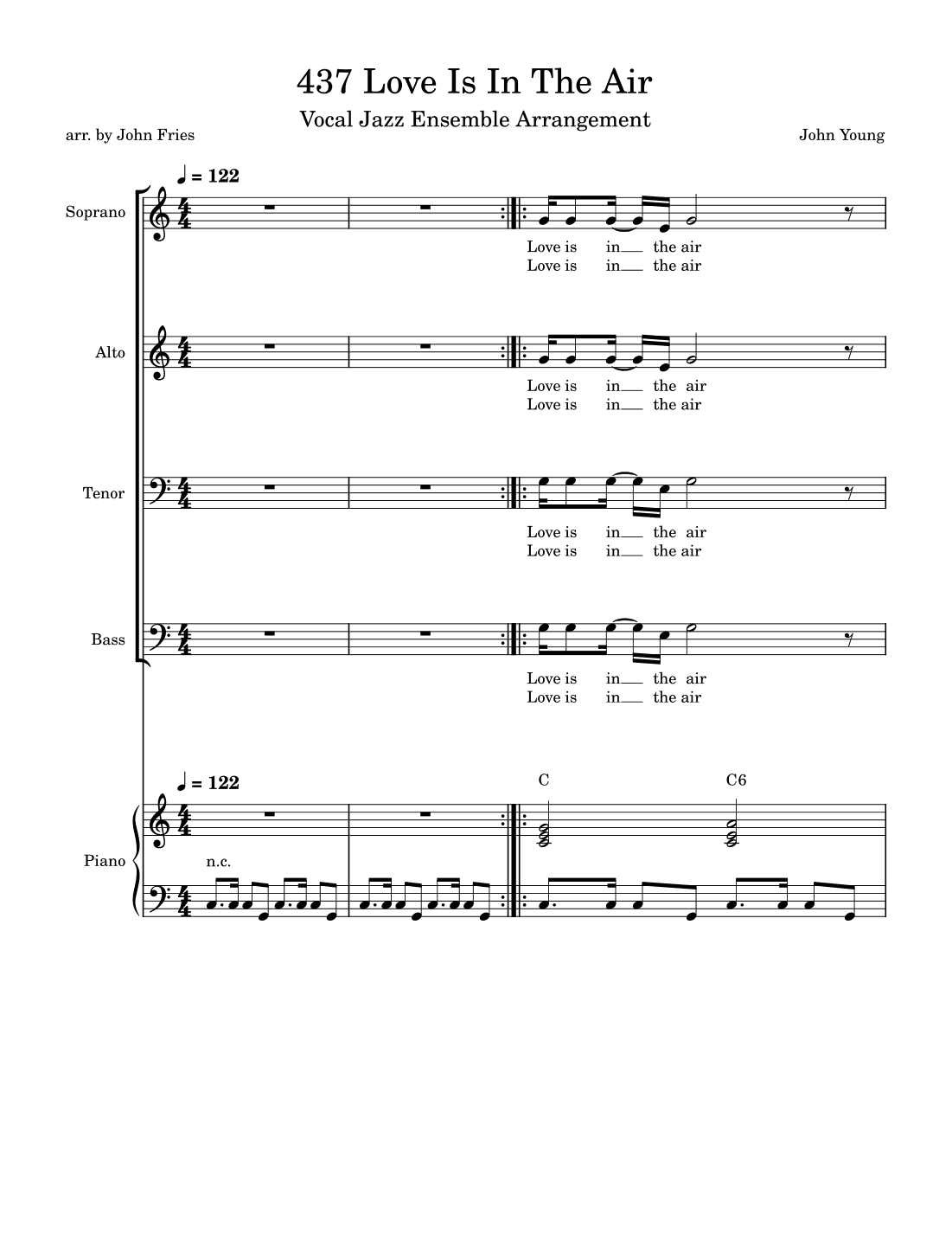 Love Is In The Air (arr. John Fries)