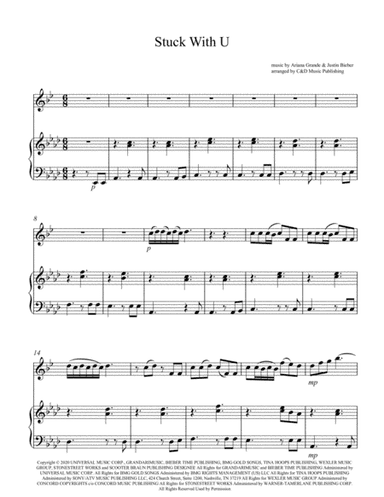 Stuck With U (arr. C&D Music Publishing)