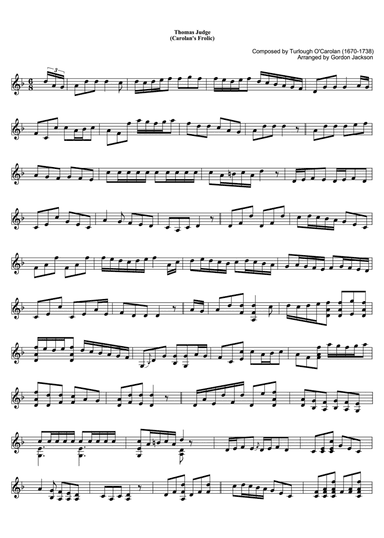 Carolan's Frolic (arr. Gordon Jackson)