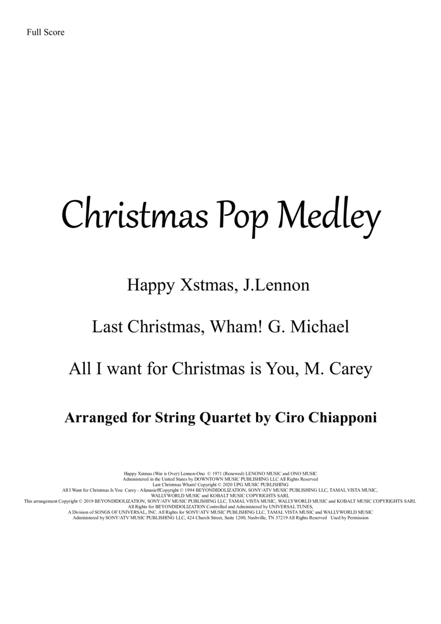 Happy Xmas (war Is Over) (arr. Ciro Chiapponi)