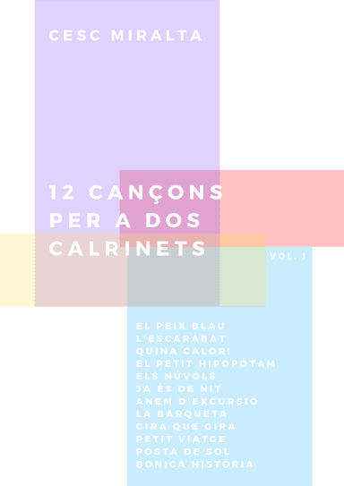 12 Canc¸ons per a Dos Cl Vol I