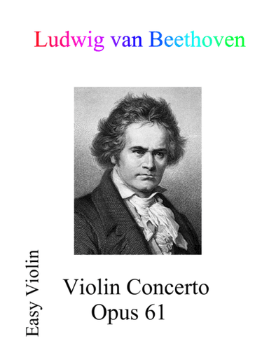 Beethoven Violin Concerto Op. 61 (arr. Philip Nicholas)