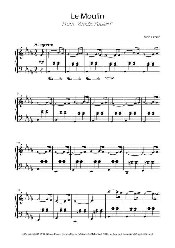 Le Moulin (arr. Ygor Nunes)