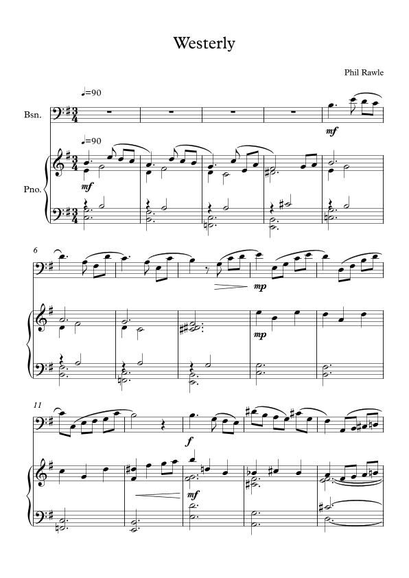 Westerly - Bassoon Solo