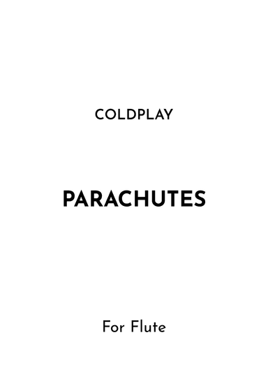 Parachutes (arr. Jireh J.)
