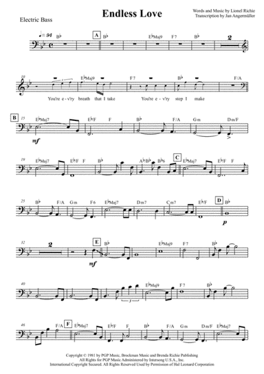 Endless Love (arr. Jan Angermüller)