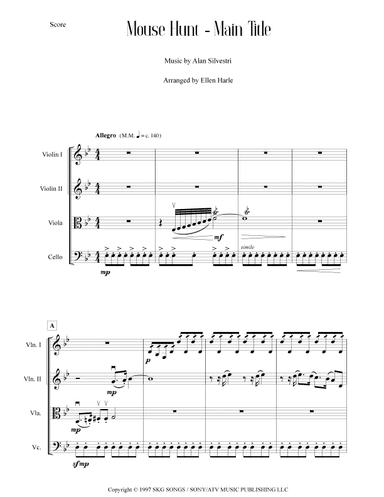 Mouse Hunt (arr. Ellen Harle)