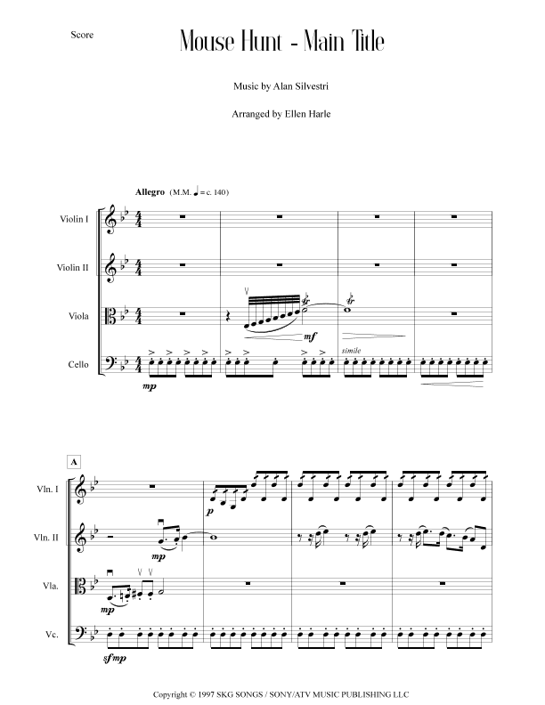 Mouse Hunt (arr. Ellen Harle)