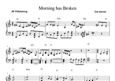 Morning Has Broken (arr. AF PUBLISHING)