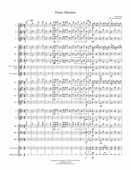 Danse Macabre - Adaptable Arrangement (arr. John McAllister)