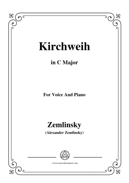 Zemlinsky-Kirchweih in C Major (arr. MSM)