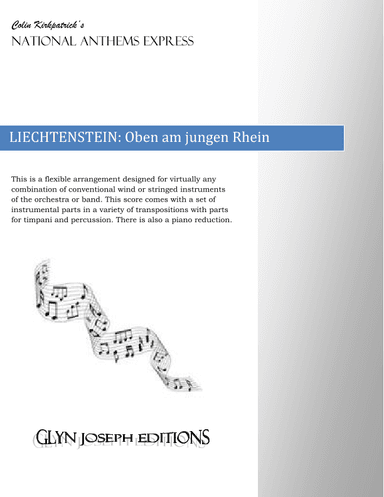 Liechtenstein National Anthem: Oben am jungen Rhein (arr. Colin Kirkpatrick)