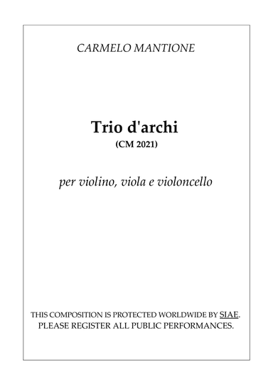 Trio d'archi