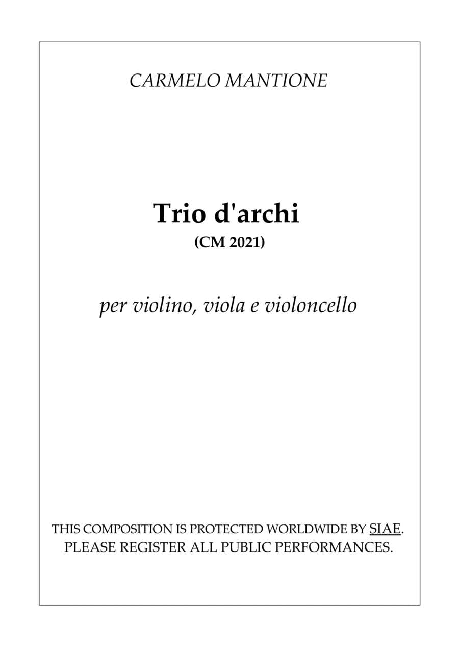 Trio d'archi