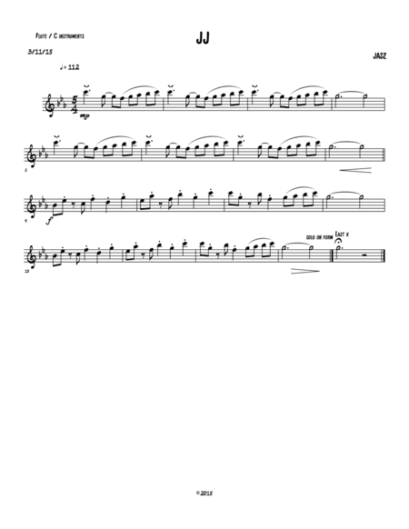JJ-Flute (concert treble clef)