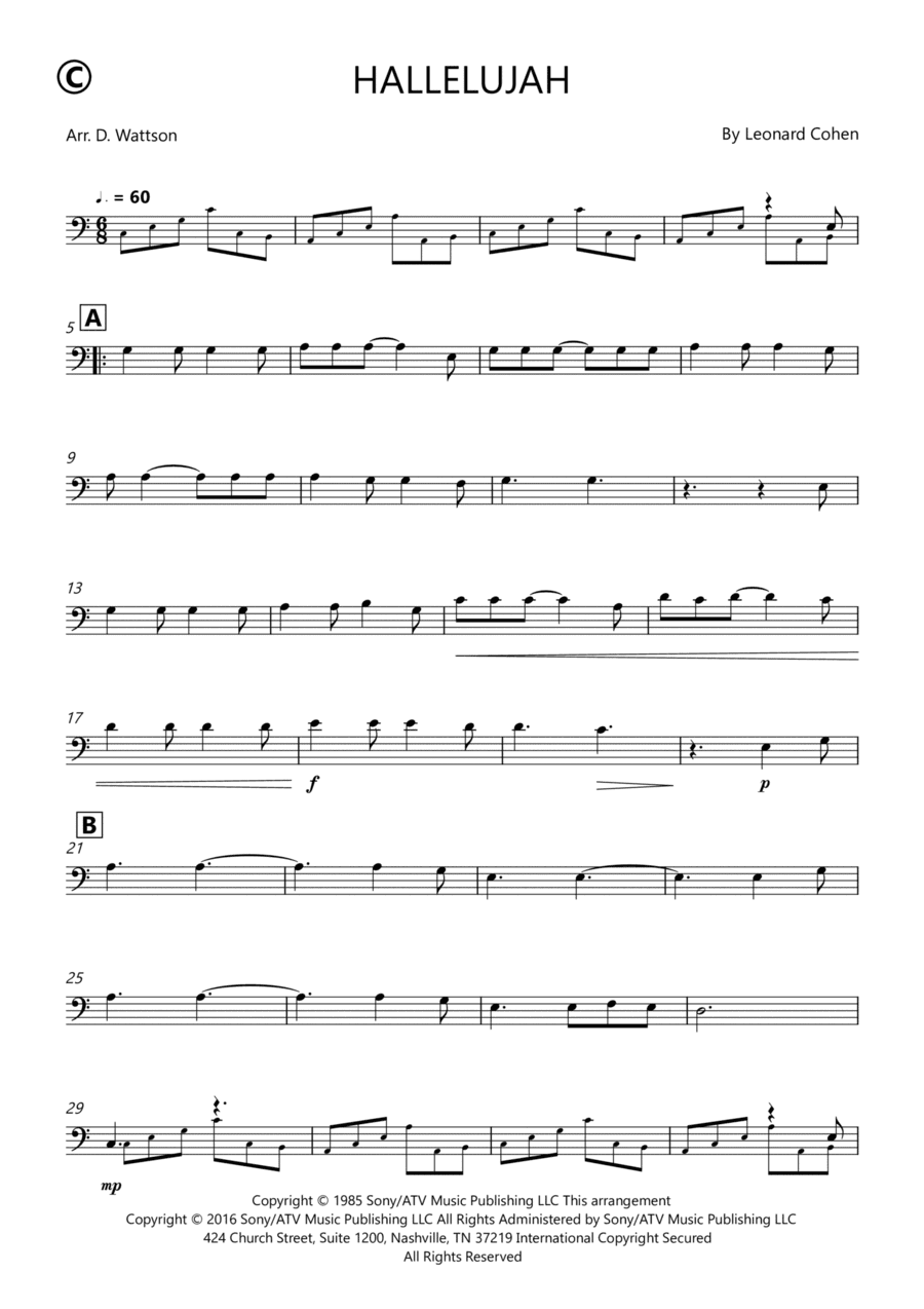 Hallelujah (arr. Douglas Wattson)
