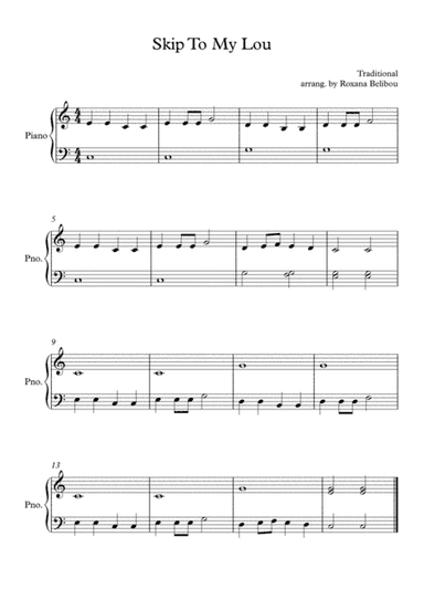 Skip To My Lou (arr. Roxana Belibou)