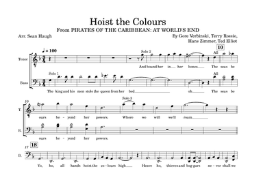 Hoist The Colours (arr. Sean Haugh)