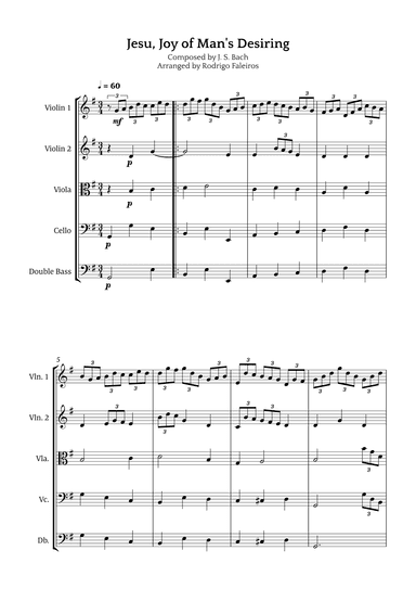 Jesu, Joy of Man's Desiring (arr. Rodrigo Faleiros)