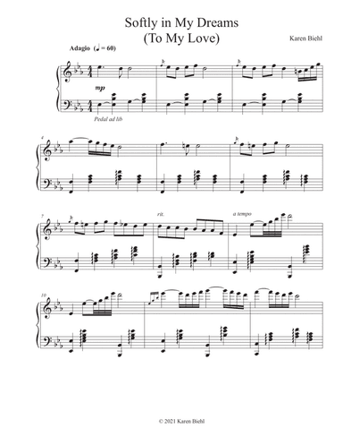 Softly in My Dreams (To My Love)