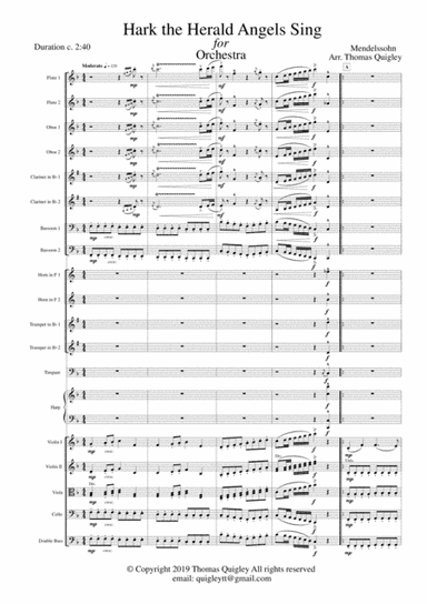 Hark The Herald Angels Sing (arr. Thomas Quigley)