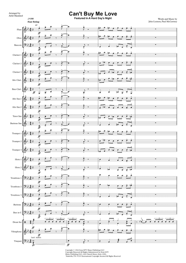 Can't Buy Me Love (arr. Arild Mjaaland)