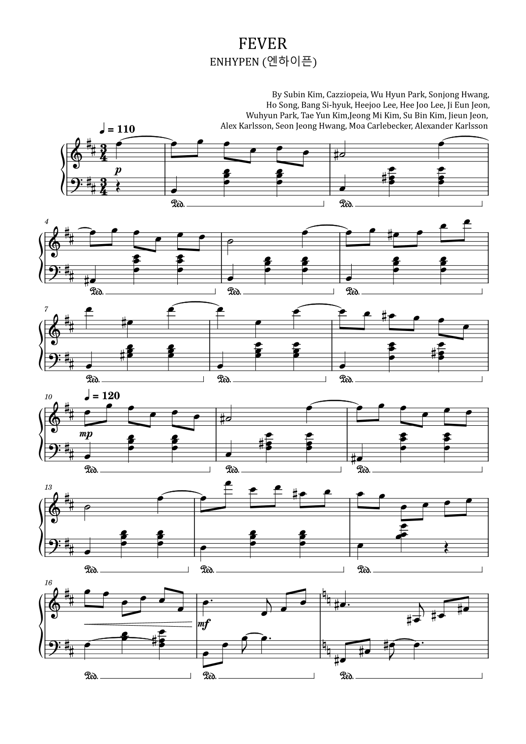 Fever (arr. poon)