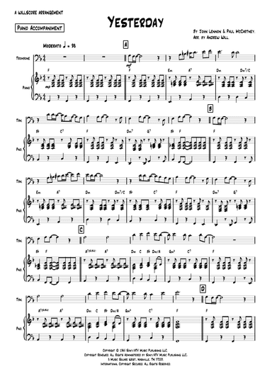 Yesterday (arr. Andrew Will)