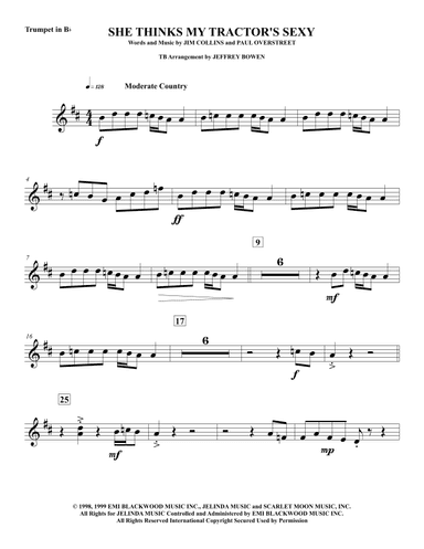 She Thinks My Tractor's Sexy (arr. Jeffrey Bowen)