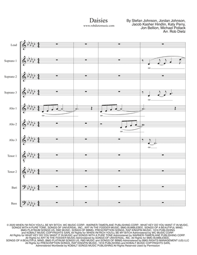 Daisies (arr. Rob Dietz)