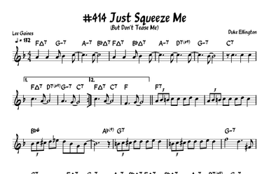 Just Squeeze Me (but Don't Tease Me) (arr. John Fries)